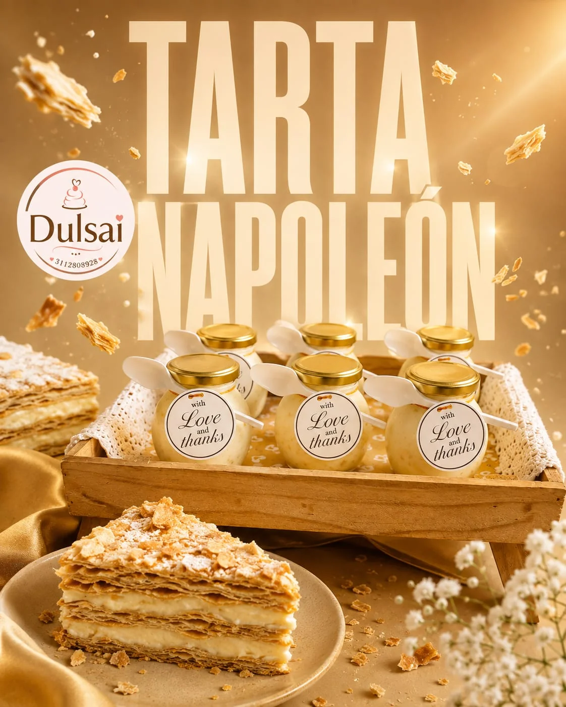Tarta Napoleón